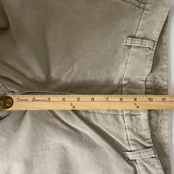 Eddie Bauer Womens Beige Corduroy Pants Size‎ 10 Wide Leg Med Rise - Picture 8 of 11